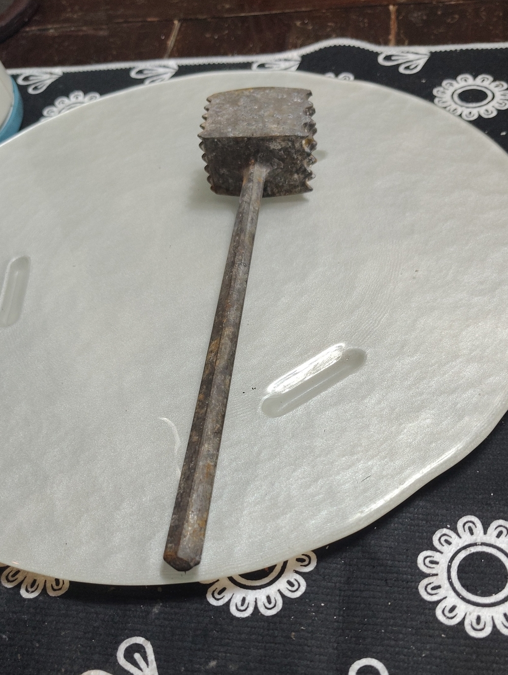 Vintage Ekco aluminum meat tenderizer -